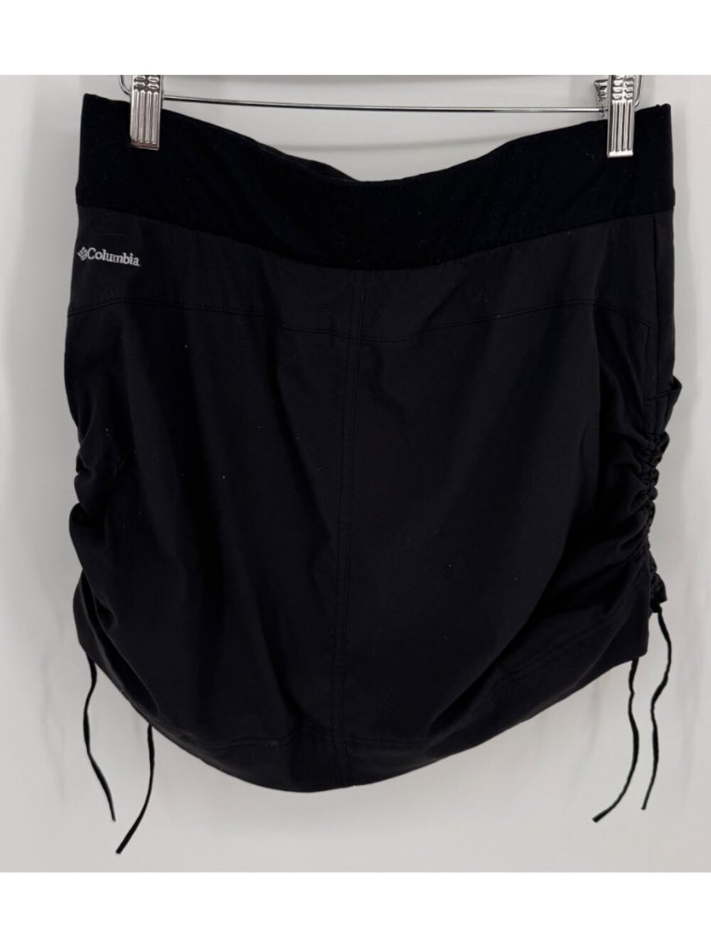 Columbia Black Women's All Seasons Ruched Skort Size Medium with Pockets - Picture 4 of 11
